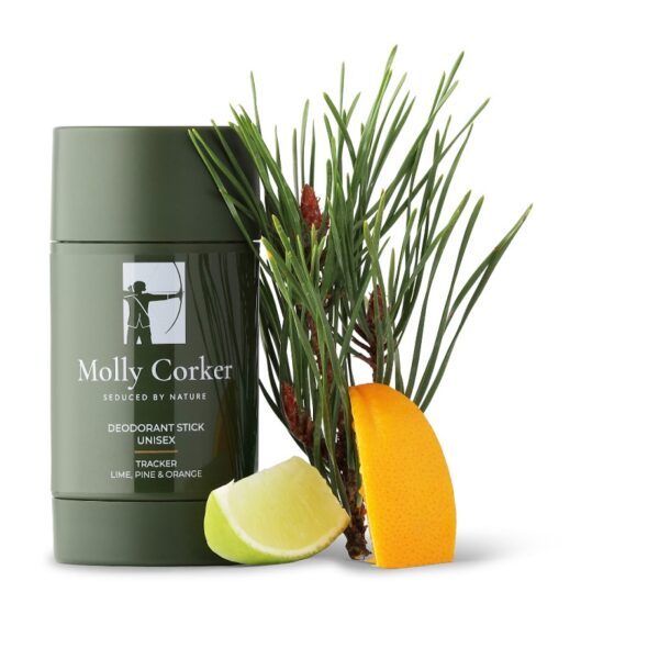 Molly Corker - Natural deodorant stick - Lime |  Pine | Orange - Tracker - Molly Corker