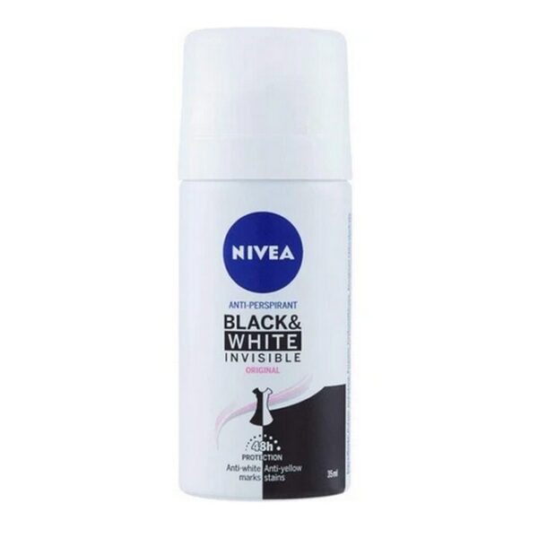 Nivea - Black & White Deodorant Spray Travel Size - 35 ml - nivea