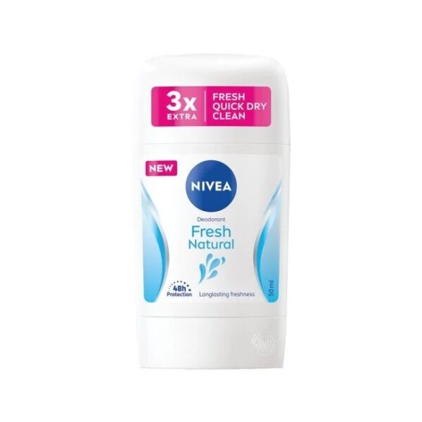 Nivea - Fresh Natural 48H Deodorant Stick - 50 ml - nivea