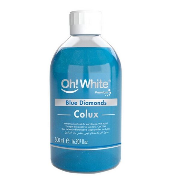 Oh White - Blue Diamonds Whitening Mouthwash - 500 ml - oh white