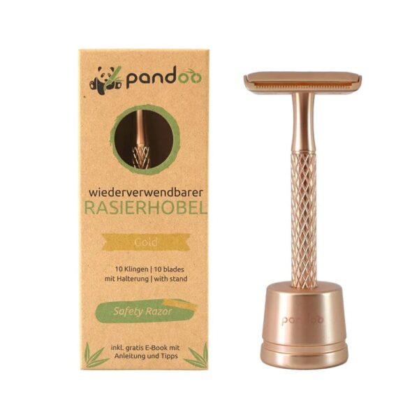 Pandoo - Barberskraber i Gold Metal - Pandoo