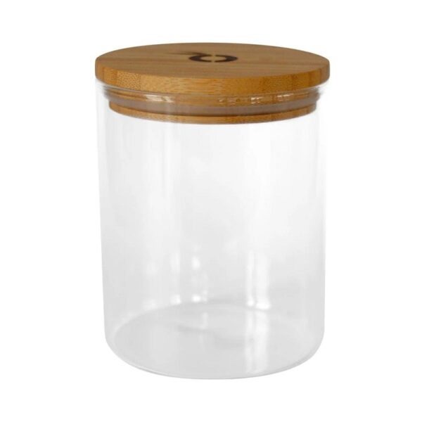 Pandoo - Opbevarings Glas med Bambuslåg 800 ml - Pandoo