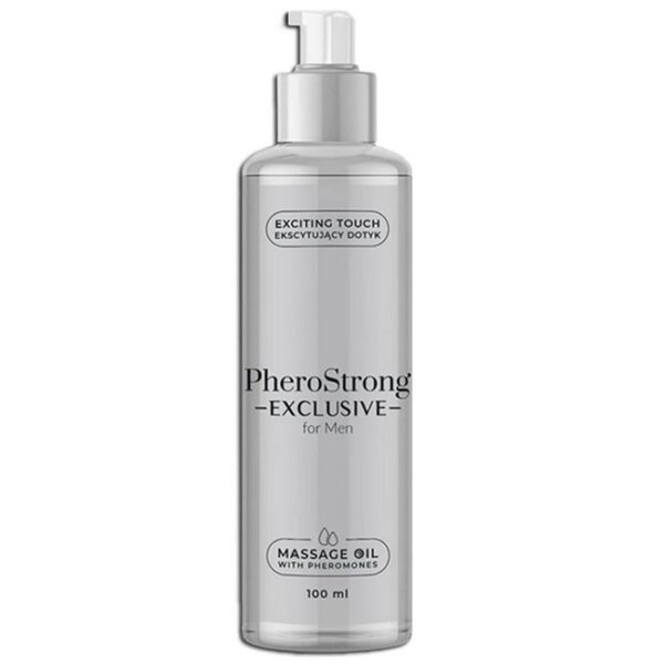 Pherostrong - Exclusive For Men Massage Olie med Feromoner - 100 ml - pherostrong