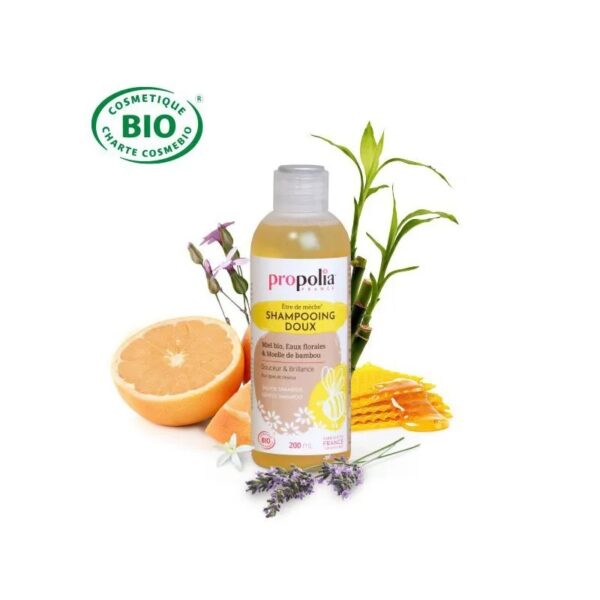 Propolia® - Økologisk Mild Shampoo med honning, kokos & bambusekstrakt - Propolia®