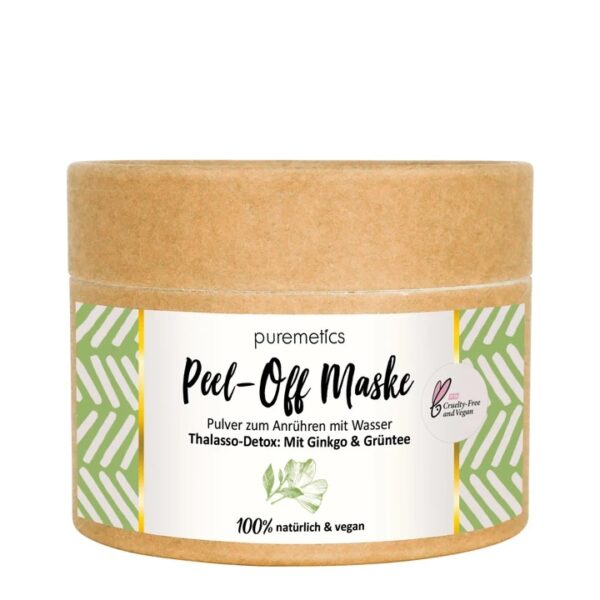 puremetics - Peel-Off Maske Ginkgo & Green Tea - puremetics