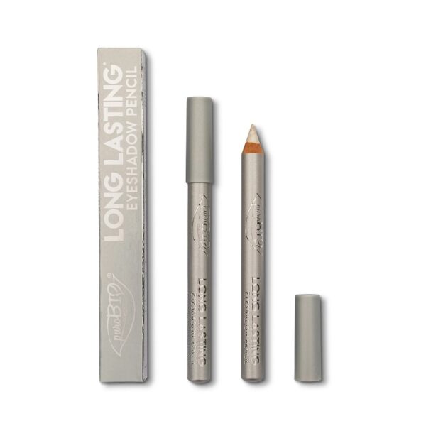 puroBIO Cosmetics - Long Lasting Eyeshadow Pencil silver 028 - puroBIO Cosmetics