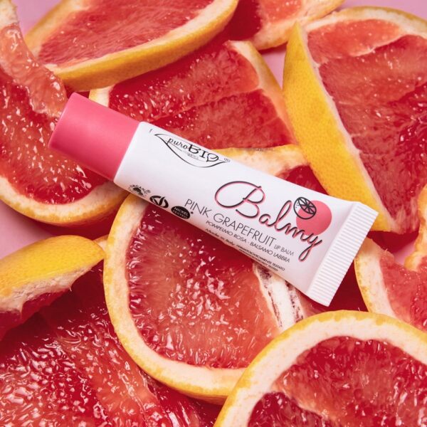 PuroBIO Cosmetics - Balmy Lip Balm - Pink Grapefruit - puroBIO Cosmetics