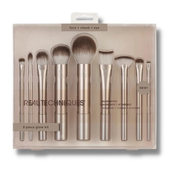 Real Techniques - Au Naturel Complete Brush Kit Makeupbørstesæt - real techniques