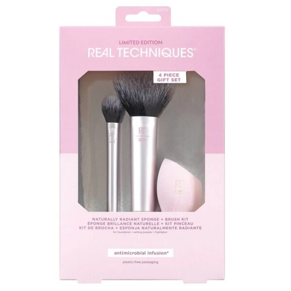 Real Techniques - Naturally Radiant Sponge & Brush Kit - real techniques