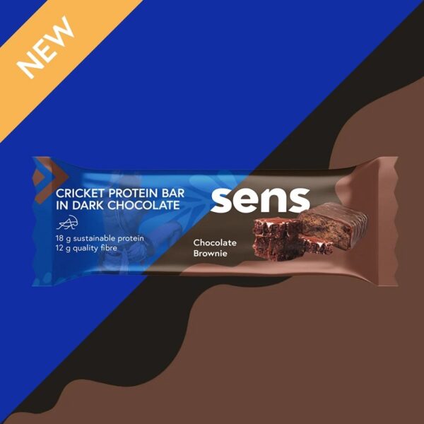 sens - Cricket protein bar - Dark Chocolate - Chocolate Brownie - sens