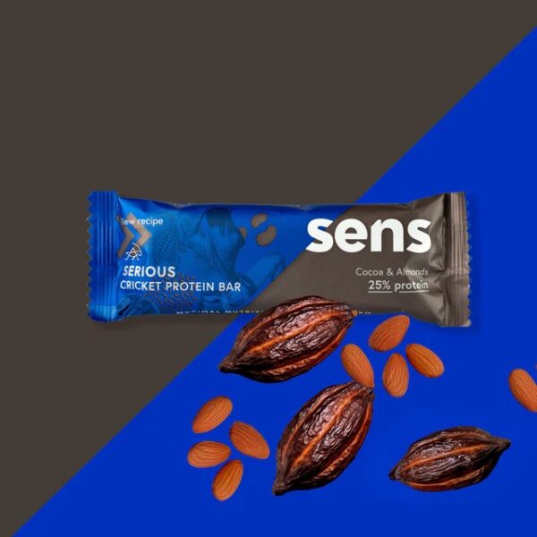 sens - Cricket protein bar - Bitter Cacao & Sesame - sens