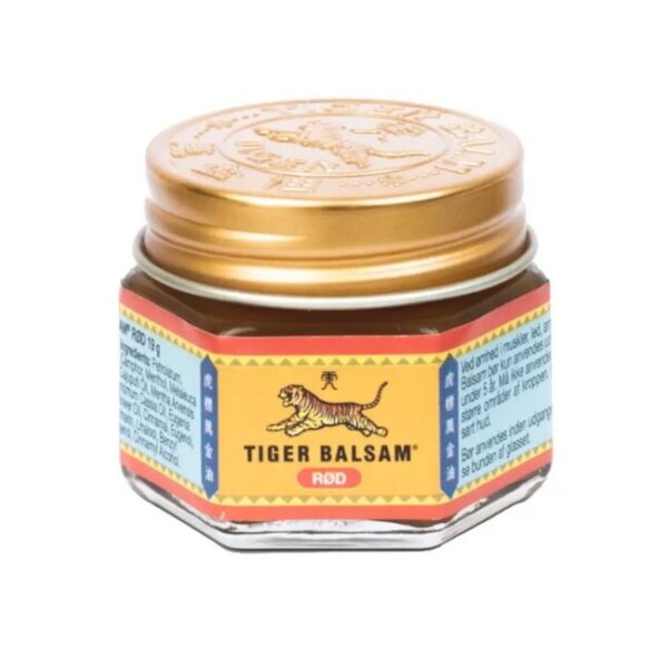 Tigerbalsam - Tiger Balsam Rød - 19 gr. - tigerbalsam