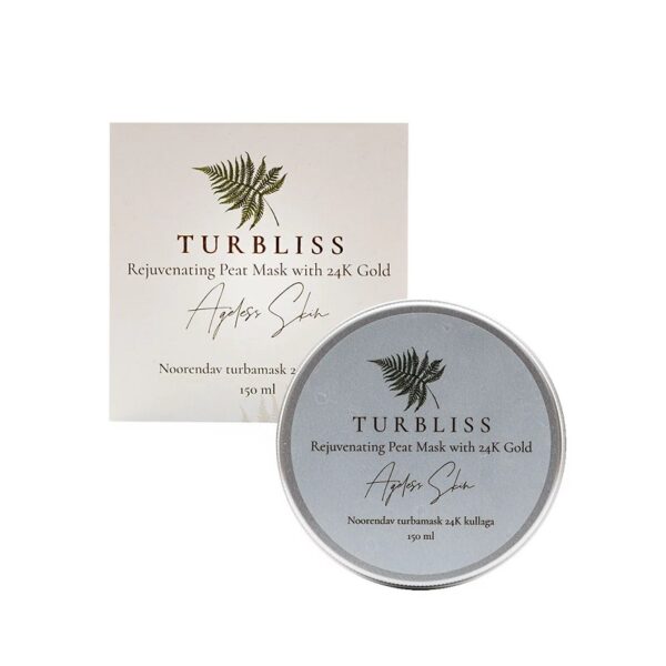 TURBLISS - Bioaktiv Tørve-maske med 24K Guld 150ml - TURBLISS