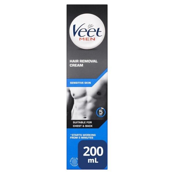 Veet - Men Hair Removal Cream Sensitive Skin - 200 ml - veet