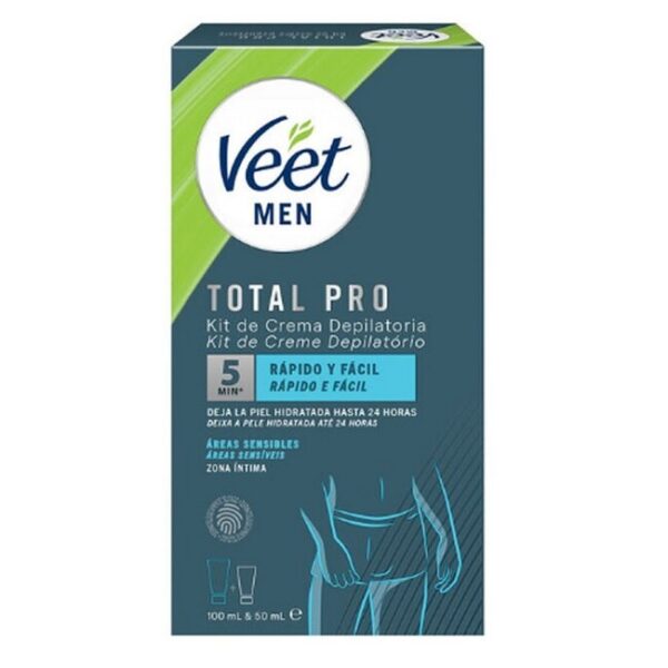 Veet - Men Total Pro Hair Removal Kit Sensitive Areas - veet