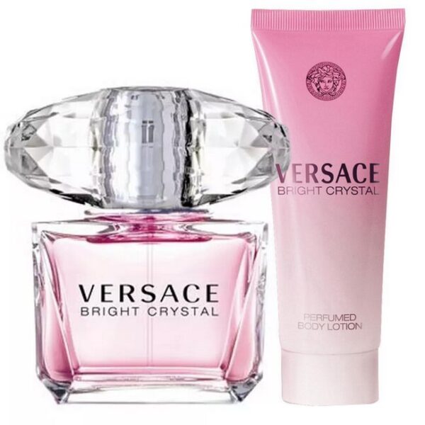 Versace - Bright Crystal Gavesæt - 50 ml Edt & Body Lotion - versace