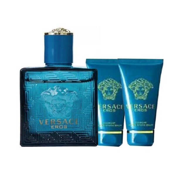 Versace - Eros Eau de Toilette Gaveæske - 50 ml + Showergel + Aftershave - versace