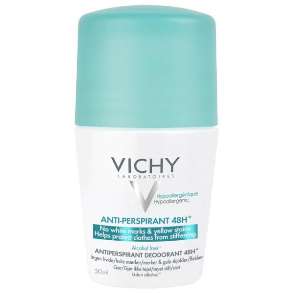 Vichy - Anti-Trace Antiperspirant Deodorant Roll On 48H - 50 ml - vichy