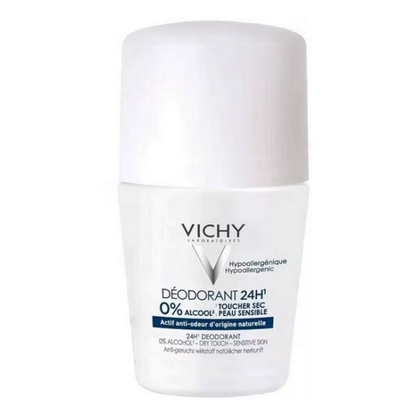 Vichy - Deodorant Roll On Dry Touch Mineral Deo 24H - 50 ml - vichy