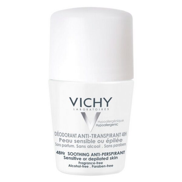 Vichy - Deodorant Soothing Sensitive Antiperspirant Roll On 48 H - 50 ml - vichy