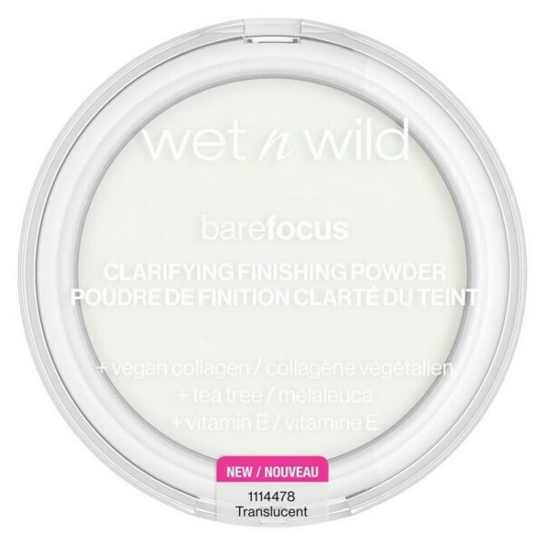 Wet n Wild - Bare Focus Clarifying Finishing Powder - Translucent - 7,8 g - wet n wild