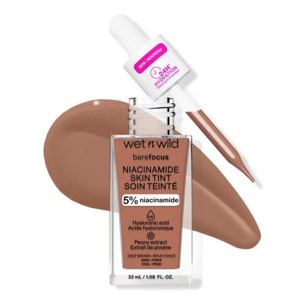 Wet n Wild - Bare Focus Niacinamide Skin Tint - Deep - 32 ml - wet n wild