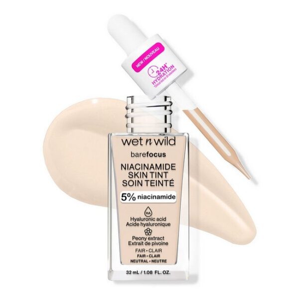 Wet n Wild - Bare Focus Niacinamide Skin Tint - Natural Light - 32 ml - wet n wild