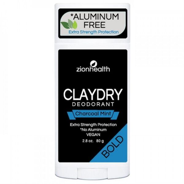 zionhealth - Bio Claydry deodorant - Charcoal mint - Zionhealth