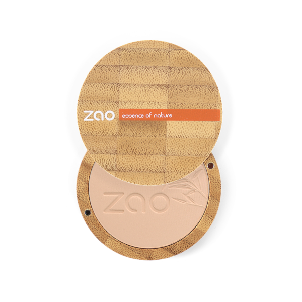 ZAO, Økologisk Compact Powder 302 Beige Orange, 9 g