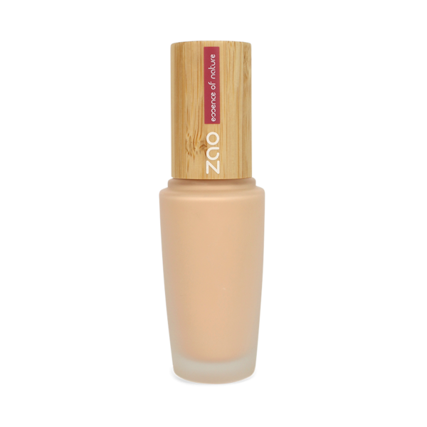 ZAO, Økologisk Silk Foundation, 818 Praline Medium, Flydende, 30ml