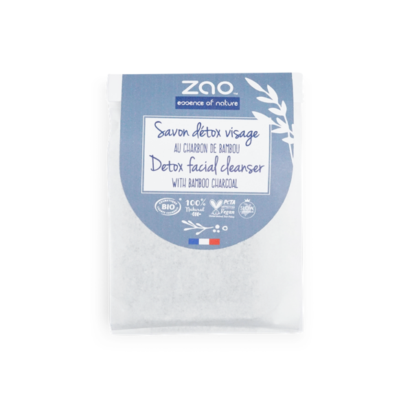 ZAO, Økologisk Solid Detox Facial Cleanser, 70 g