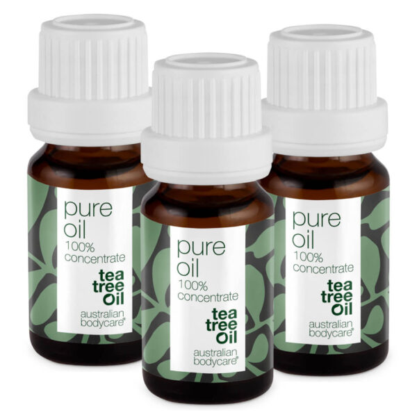 3 stk. XL 30 ml Tea Tree Oil til hudproblemer â 3-pak med 100% koncentreret og ufortyndet Tea Tree Oil fra Australien - Australian Bodycare