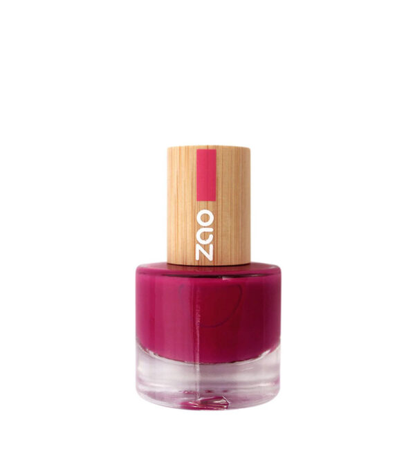 ZAO, Naturlig Neglelak 663 Raspberry, 8 ml