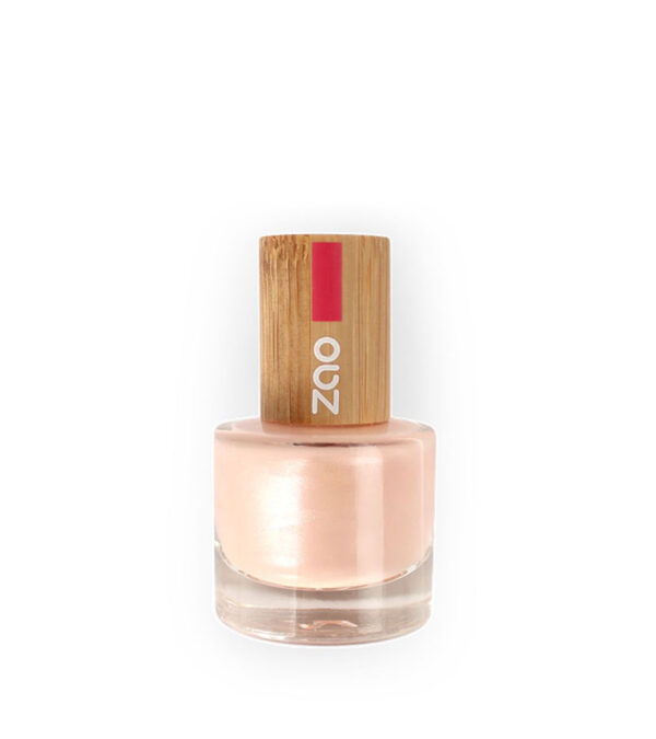 ZAO, Naturlig Neglelak 672 Ballerina Pink, 8 ml