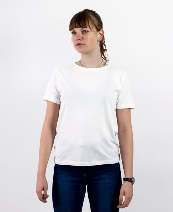 Simpelhed, Women's Soft t-shirt, frost white, x-small