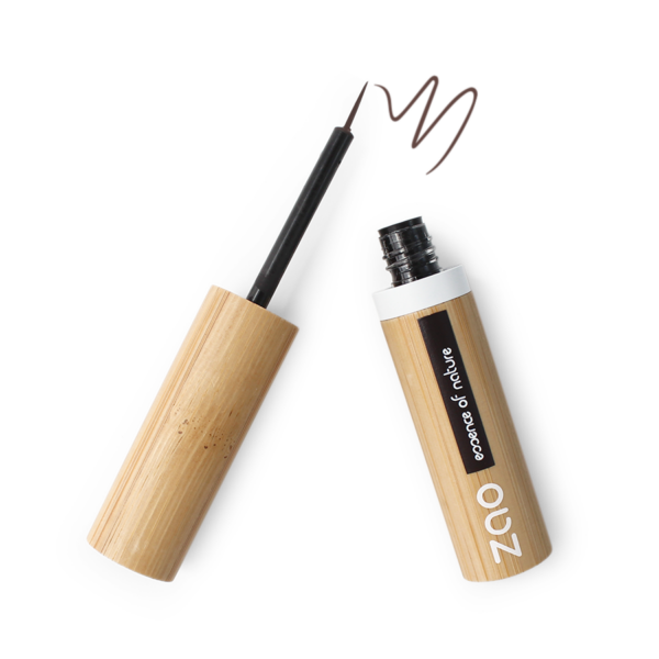 ZAO, Økologisk Eyeliner, 071 Dark brown, 3.8 ml