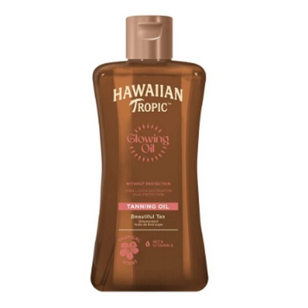 Hawaiian Tropic - Glowing Oil Tanning Oil - 200 ml - hawaiian tropic