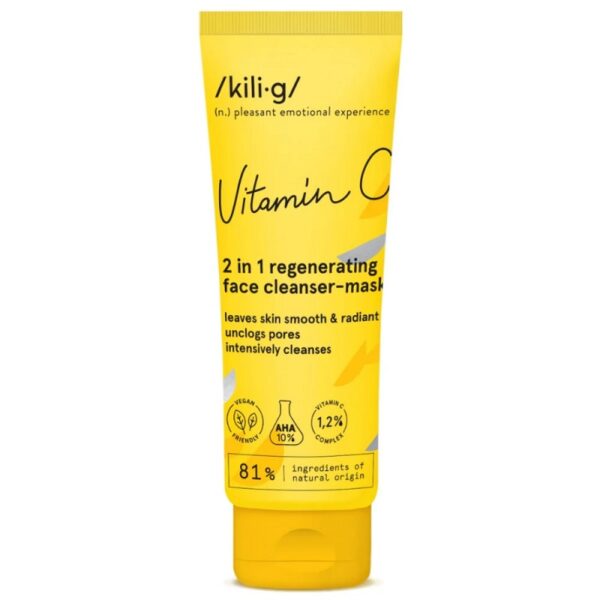 /kili∙g/ - Vitamin C - Regenerating 2-in-1 regenerating face cleanser-mask - glowing - kili g