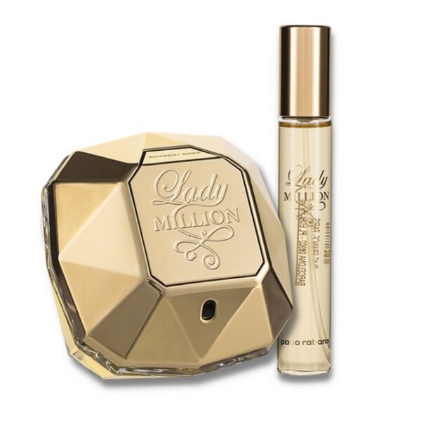 Paco Rabanne - Lady Million Gavesæt - 80 ml Edp - Travelspray - paco rabanne