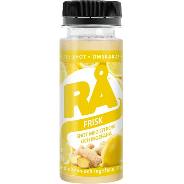 RÅ - Citron | Ingefær shot 65ml - RÅ